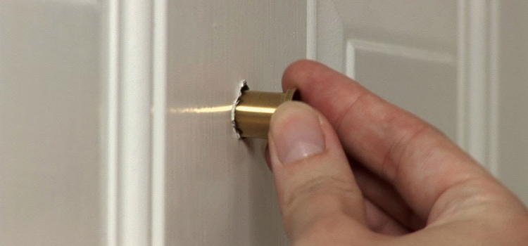 peephole door repair in McKinleyville